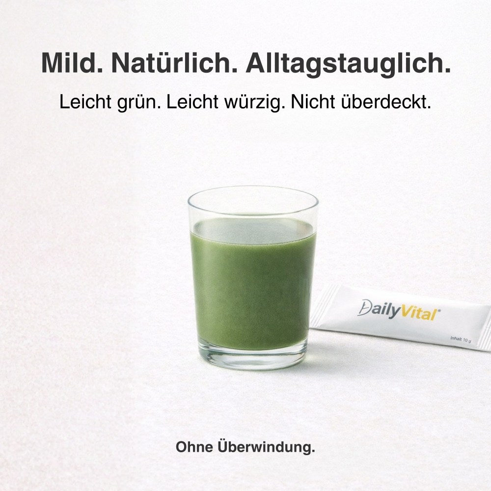 DailyVital – Pflanzlicher Superfood-Drink für Energie & innere Balance