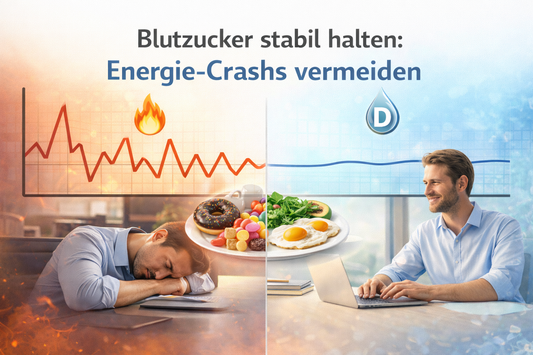 Blutzucker stabil halten für konstante Energie und Fokus ohne Energie Crash im Alltag