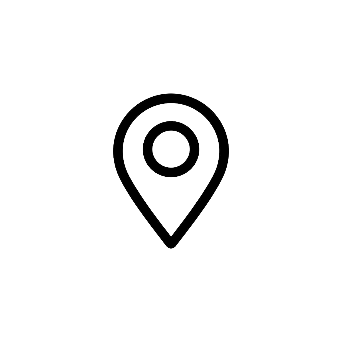 Location Icon - überall dabei, Zuhause, im Büro, unterwegs