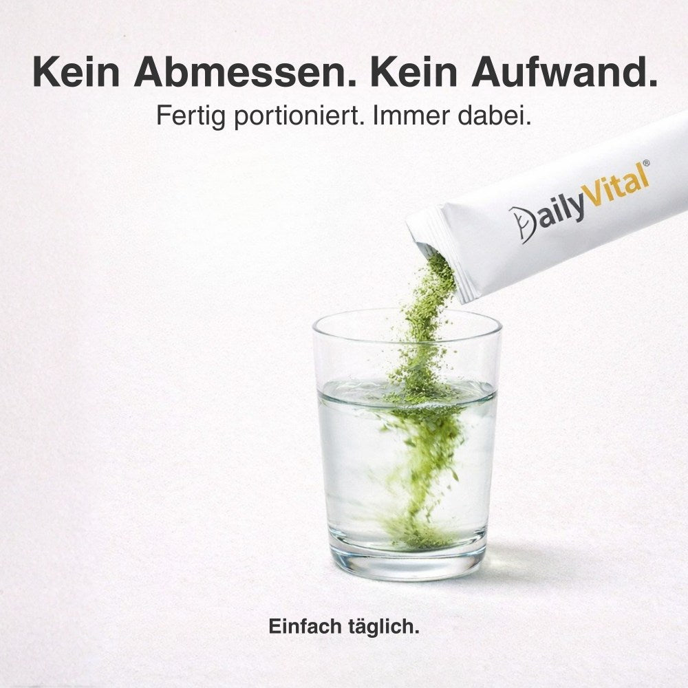 DailyVital – Pflanzlicher Superfood-Drink für Energie & innere Balance