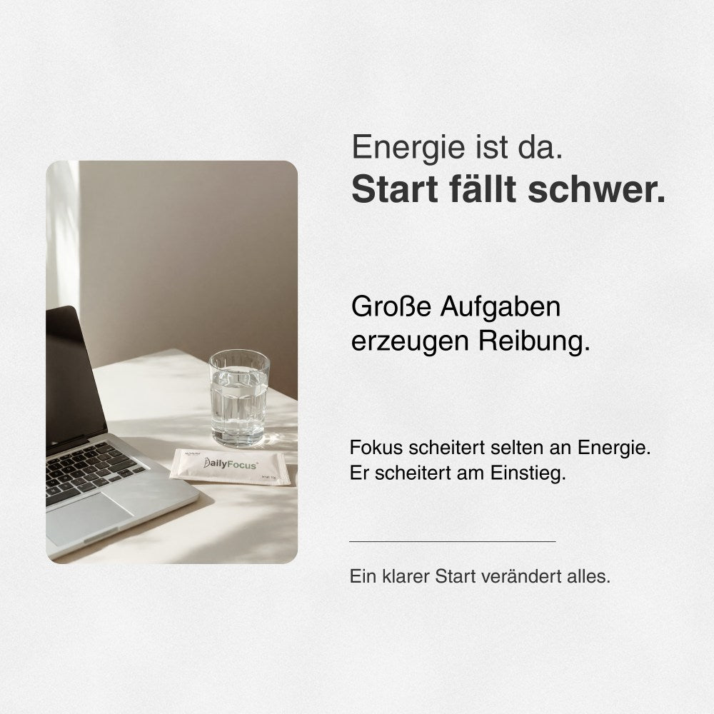 DailyFocus - Starter Pack - 7 Sachets Fokus-Zustand