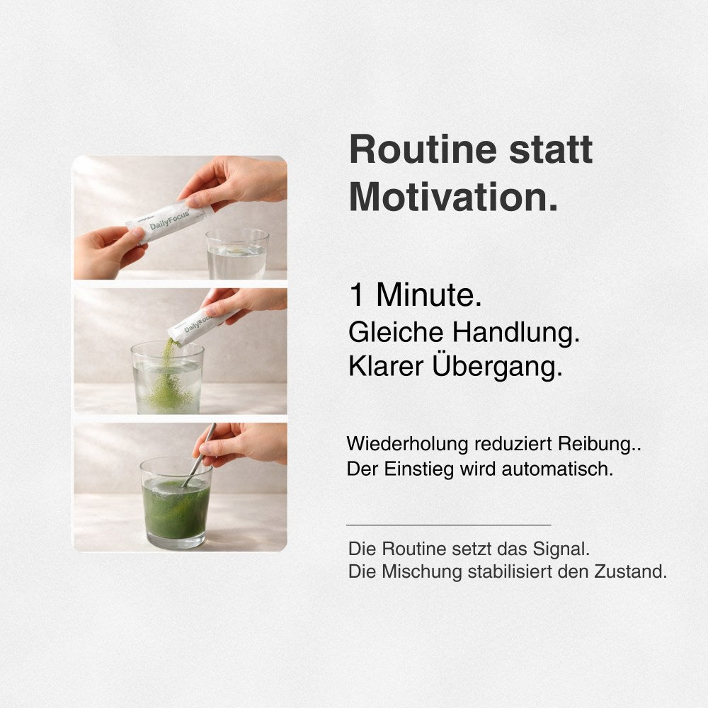 DailyFocus - Starter Pack - 7 Sachets Fokus-Zustand