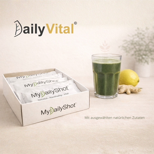 DailyVital – Pflanzlicher Superfood-Drink für Energie & innere Balance